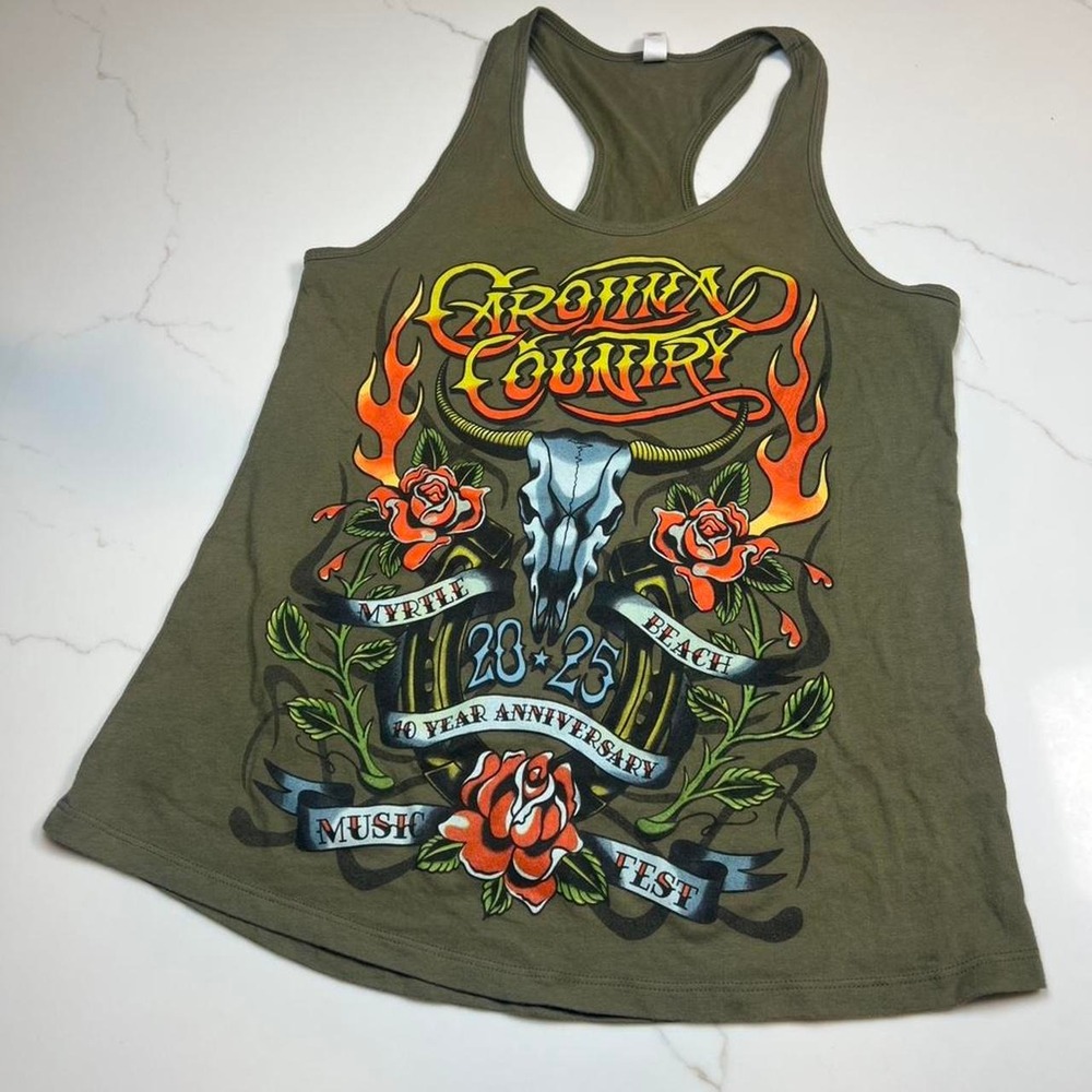 Women's Y2K style bike beach tank top ed hardy style summer essential cute